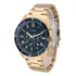 Relógio Citizen Masculino Cronógrafo Citizen An8169-58l Tz31507a Cor Correia Dourado Cor Do Fundo Azul