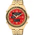 Relógio Citizen Promaster Wingman Branco Tz10075q Jq8001-57a Cor Da Correia Dourado Cor Do Bisel Dourado Cor Do Fundo Vermelho
