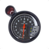 Relógio Conta Giro Rpm Shift Light Led 7 Cores Preto