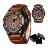 Relógio Curren 8225 Social Luxo Esportivo