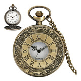 Relógio De Bolso Bronze Estilo Antigo