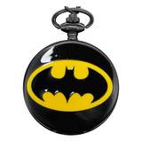 Relógio De Bolso Colar Batman Novo