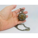 Relógio De Bolso Fullmetal Alchemist Bronze