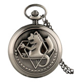 Relógio De Bolso Fullmetal Alchemist Edward Elric Escuro