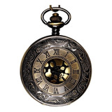 Relógio De Bolso Quartzo Roman Design