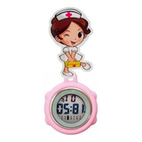Relógio De Lapela Digital Led Enfermagem