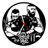 Relógio De Madeira Mdf Parede | Barber Shop Barbearia 2