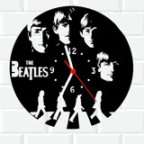 Relógio De Madeira Mdf Parede | The Beatles Rock 3 A