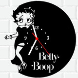 Relógio De Madeira Mdf Parede Betty Boop 1 A