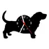 Relógio De Madeira Mdf Parede Cachorro Basset Linguica 6