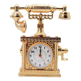 Relógio De Mesa De Telefone Vintage