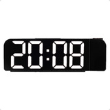 Relógio De Mesa Digital C Despertador Alarme Temperatura 