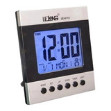 Relógio De Mesa Digital Mês/ano Temperatura Lelong Le-8113