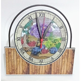 Relógio De Mesa E Parede Decorativo Brinde