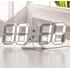 Relogio De Mesa E Parede Digital Led Com Data Alarme Cor Branco_branco