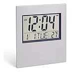 Relógio De Mesa E Parede Digital Quadrado Data Temperatura