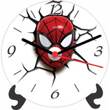Relógio De Mesa Personalizado Homem Aranha