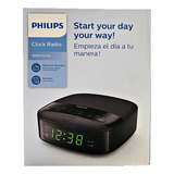 Relógio De Mesa Philips Portátil Alarme E Rádio Fm Origin