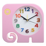 Relógio De Mesa Quarto Infantil Decorativo Elefante Re 05e