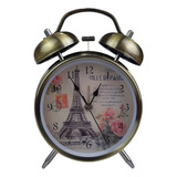 Relógio De Mesa Vintage Despertador Com