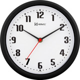 Relógio De Parede 20cm Cinza Preto
