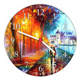 Relógio De Parede Abstrato Paris 50 Cm Grande Salas