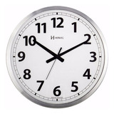 Relógio De Parede Alumínio Escovado 36 5 Cm Herweg 6712