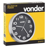Relógio De Parede Analógico Ponteiro Vonder