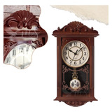 Relógio De Parede Antiguidade Com Pendulo Vintage Retrô