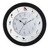 Relógio De Parede Canto Dos Pássaros 30 Cm Herweg 6370 035