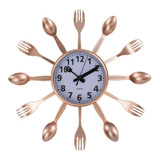Relógio De Parede Cozinha Formato Talheres