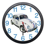 Relógio De Parede Decorativo Fusca Herbie
