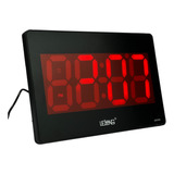 Relógio De Parede Digital Led Termômetro