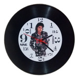 Relógio De Parede Disco De Vinil Michael Jackson Artesanal