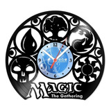 Relógio De Parede Disco Vinil Magic The Gathering Vjg 029