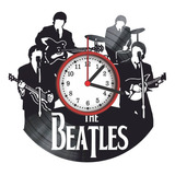 Relógio De Parede Disco Vinil The Beatles Mod 5 Rock