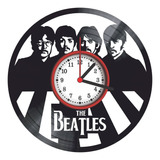 Relógio De Parede Disco Vinil The Beatles Mod 7 Rock