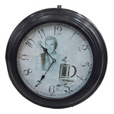 Relógio De Parede Elvis Presley Grande Retrô Vintage 44cm