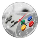Relógio De Parede Game Controle Super