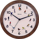 Relógio De Parede Herweg Canto Pássaros