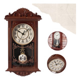 Relógio De Parede Modelo Antigo Vintage Retrô Com Pêndulo