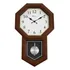 Relogio De Parede Pendulo Capuccino Herweg Classico 6482210