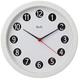 Relogio De Parede Redondo Branco 21 7 Cm 01 Unidade Bell S Branca
