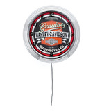 Relógio De Parede Retrô Harley Davidson Com Neon 18 Pol