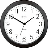 Relógio De Parede Silencioso Preto 26cm