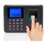 Relógio De Ponto Biométrico Impressão Digital Eletrônico Cor Preto 110v 220v