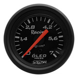 Relógio De Pressão Óleo Manômetro Willtec Preto 7 Kg 52mm