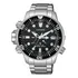 Relógio De Pulso Citizen Bn203 Com Corria De Metal Cor Prateado - Fondo Preto