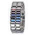 Relógio De Pulso De Quartzo Digital Led Binário Masculino D