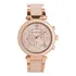 Relógio De Pulso Michael Kors Mk5896 Com Corria De Aço Inoxidável/acetato Cor Ouro Rosa
